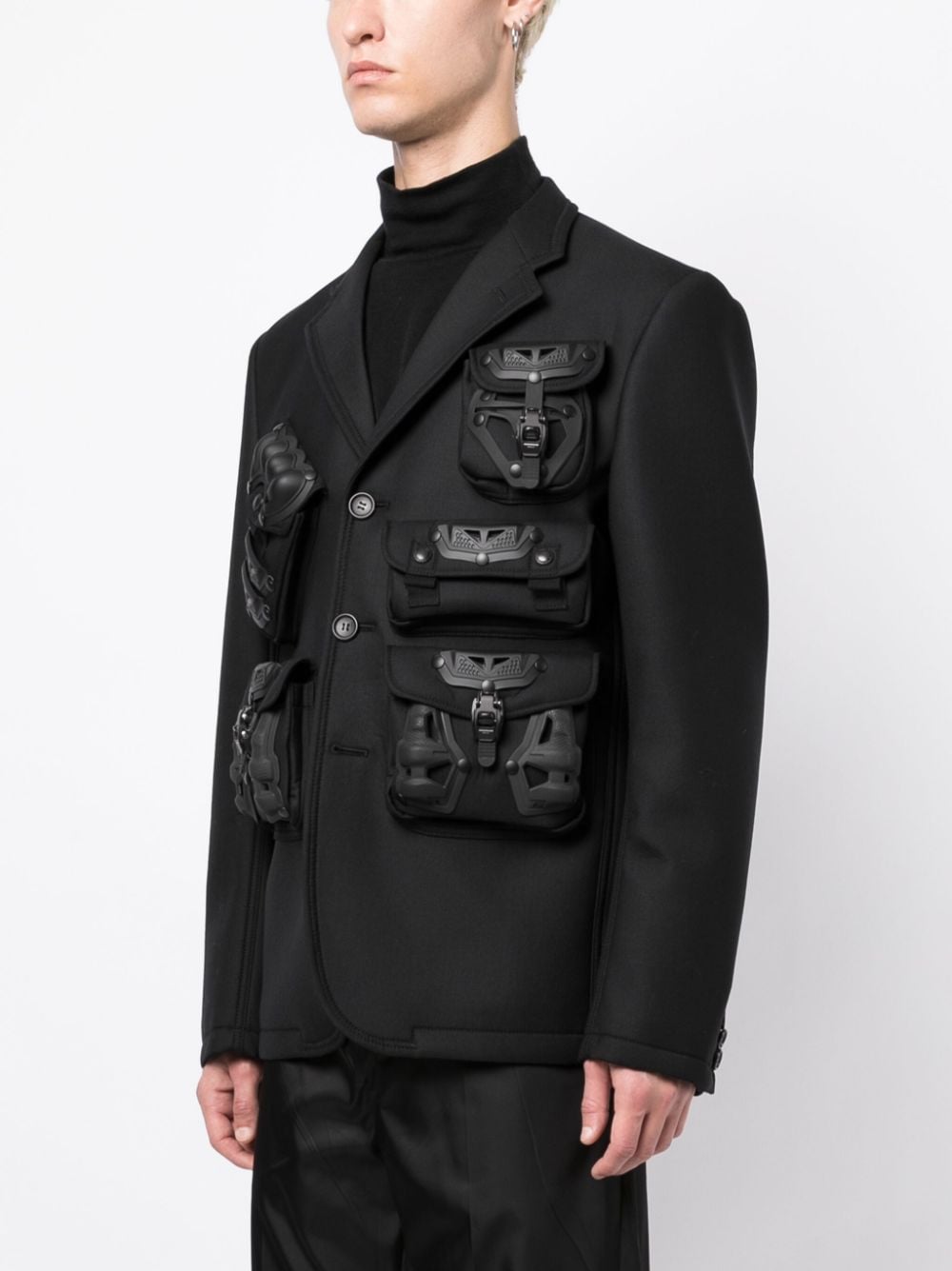 Junya Watanabe MAN Wool single-breasted Blazer - Farfetch