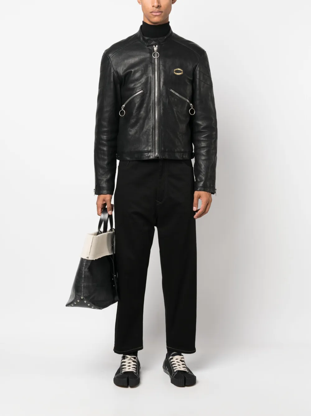 Junya Watanabe MAN x Levi's cropped broek - Zwart