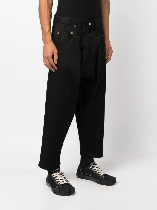 Junya Watanabe MAN drop-crotch Cropped Trousers - Farfetch