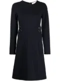 JANE Rana crew-neck midi dress - Blue