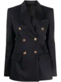 Givenchy double-breasted peak-lapel blazer - Blue