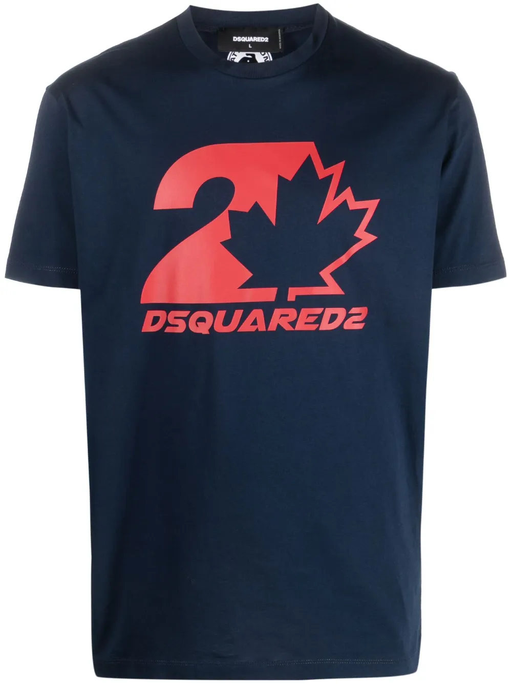 DSQUARED2 playera con logo estampado | azul | Image 1