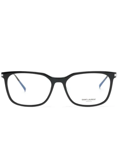 Saint Laurent Eyewear نظارة بإطار مربع وطبعة شعار الماركة