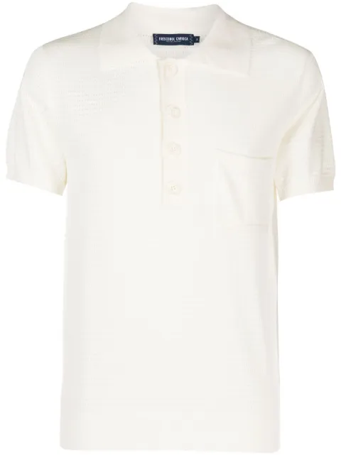 Frescobol Carioca playera tipo polo tejida Clemente