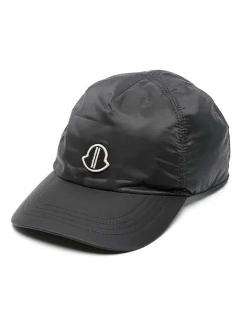 Moncler + Rick Owens logo-appliqué baseball cap