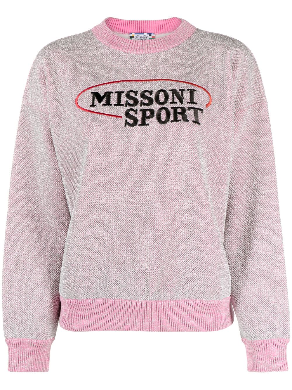 Missoni Pink Logo-embroidered Jumper
