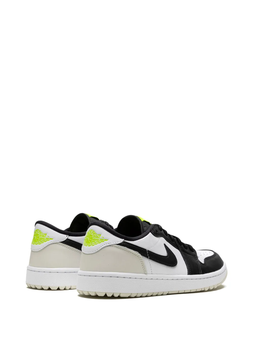 Nike Air Jordan 1 Low Golf Shoes White/Black/Phantom/Volt