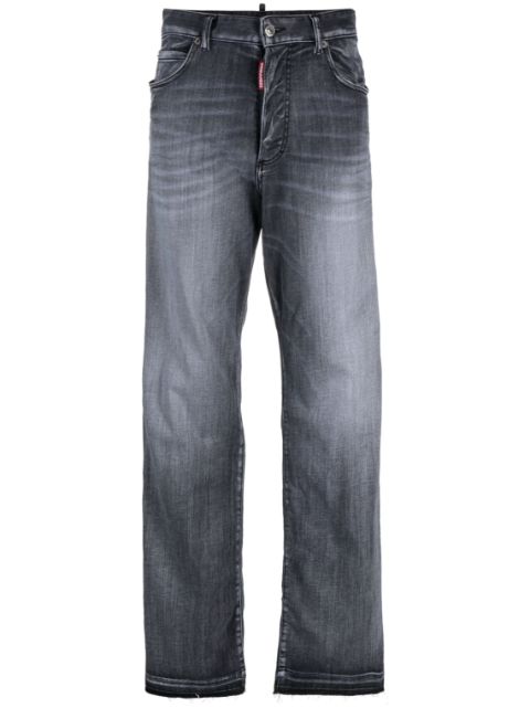 DSQUARED2 straight-leg stonewashed jeans Women