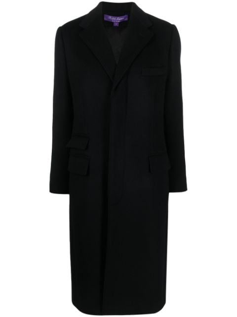 Ralph Lauren Collection Beatrisa single-breasted wool blend coat