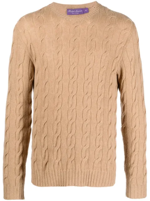 Ralph Lauren Purple Label cable-knit cashmere jumper