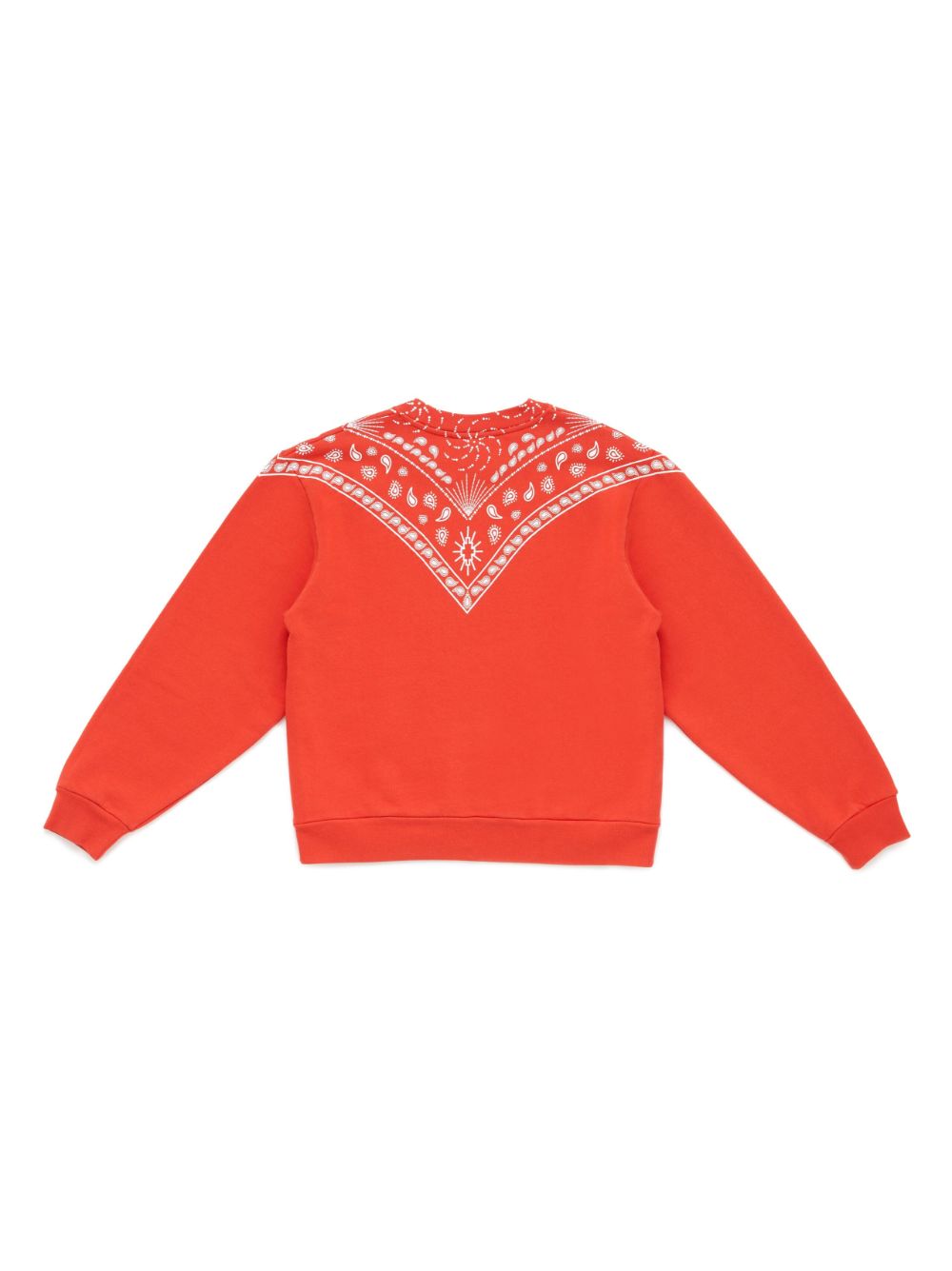 Marcelo Burlon County Of Milan Kids bandana-print cotton sweatshirt - Orange