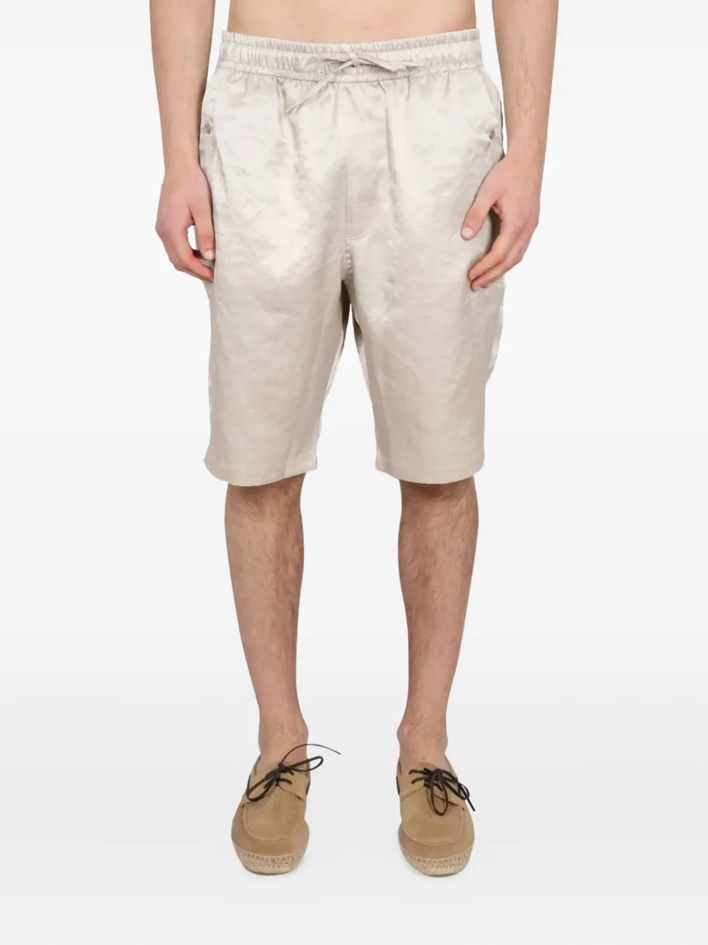 Needles drawstring bermuda shorts | Neutrals | Image 1