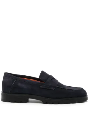 Tricker's Elton タッセル ローファー | ブルー | FARFETCH JP