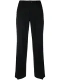 Christian Dior Pre-Owned 2010 cropped tailored trousers - Black