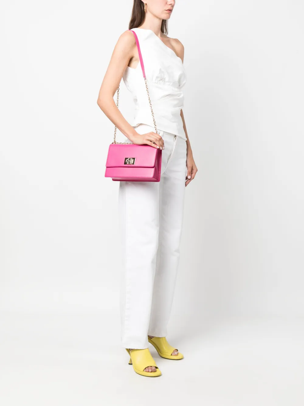 Furla Furla 1927 leren crossbodytas - Roze