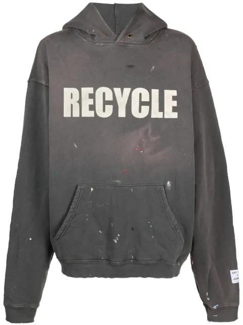 GALLERY DEPT. - distressed-finish cotton hoodie