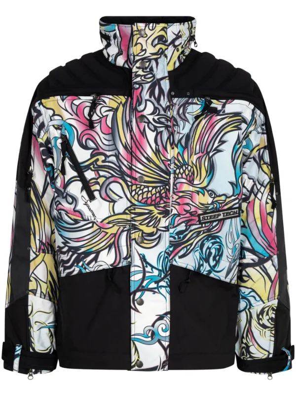 Supreme x The North Face Steep Tech Multicolor Dragon Apogee Jacket -  Farfetch