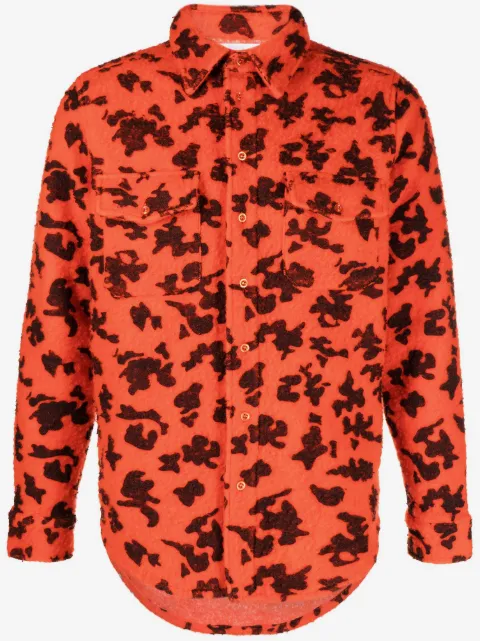 ERL camisa Pilled Work con estampado militar