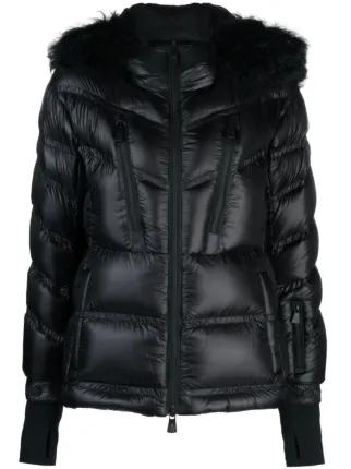 通販 送料無料  Moncler Grenoble faux-fur Hood Puffer Jacket | Black | FARFETCH トレーナー+スウェット