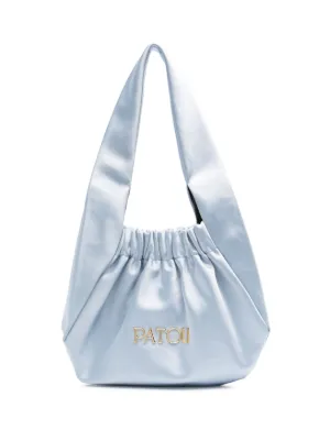 Patou Le Biscuit サテンショルダーバッグ | ホワイト | FARFETCH JP