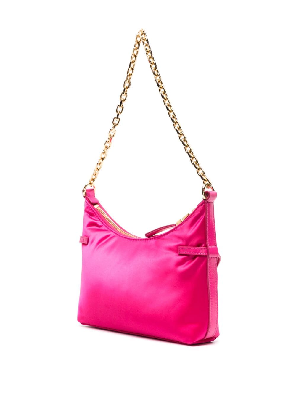 Shop Givenchy Voyou Party Satin Shoulder Bag In Pink