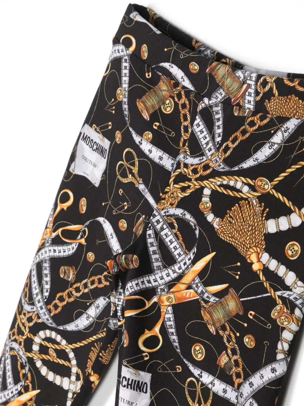 Moschino Logo-print Jersey Tracksuit In Neutrals
