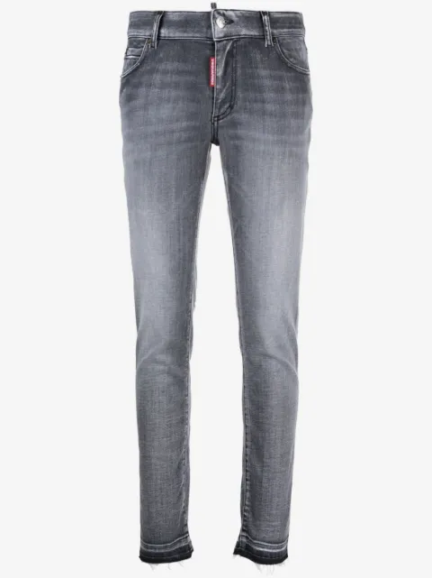 DSQUARED2 skinny jeans con tiro medio