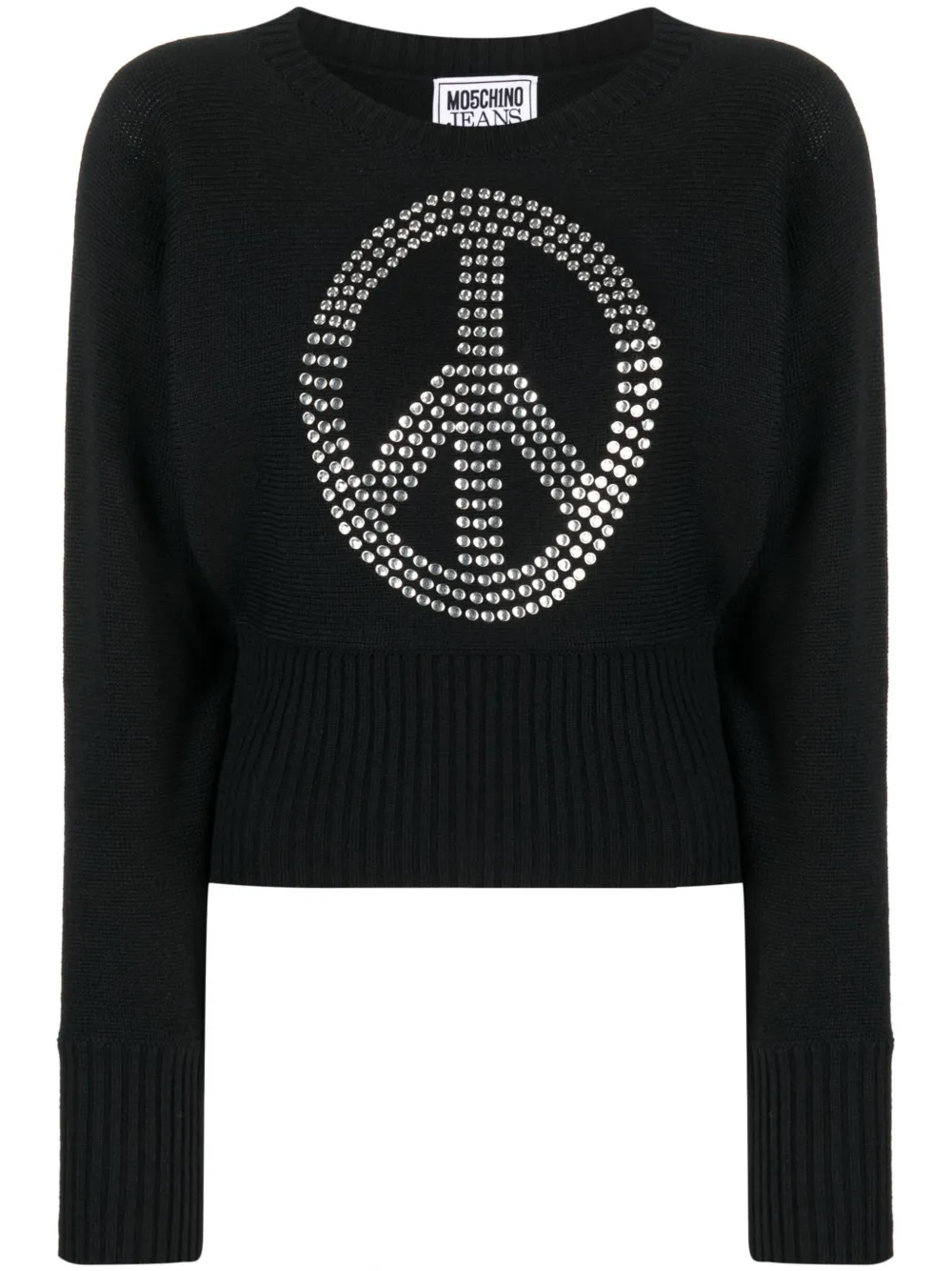 Moschino Jeans Sweaters In Black