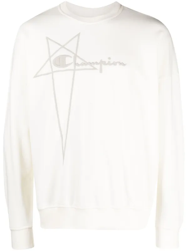 Champion sweatshirt hotsell mit logo-stickerei