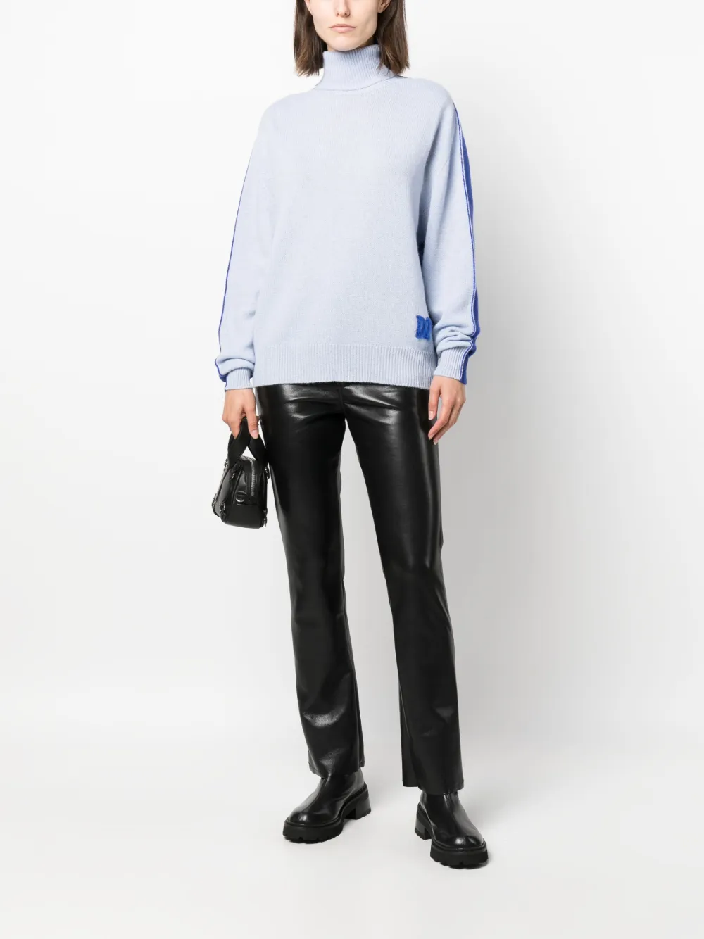 Dsquared2 colour-block knitted jumper - Blauw