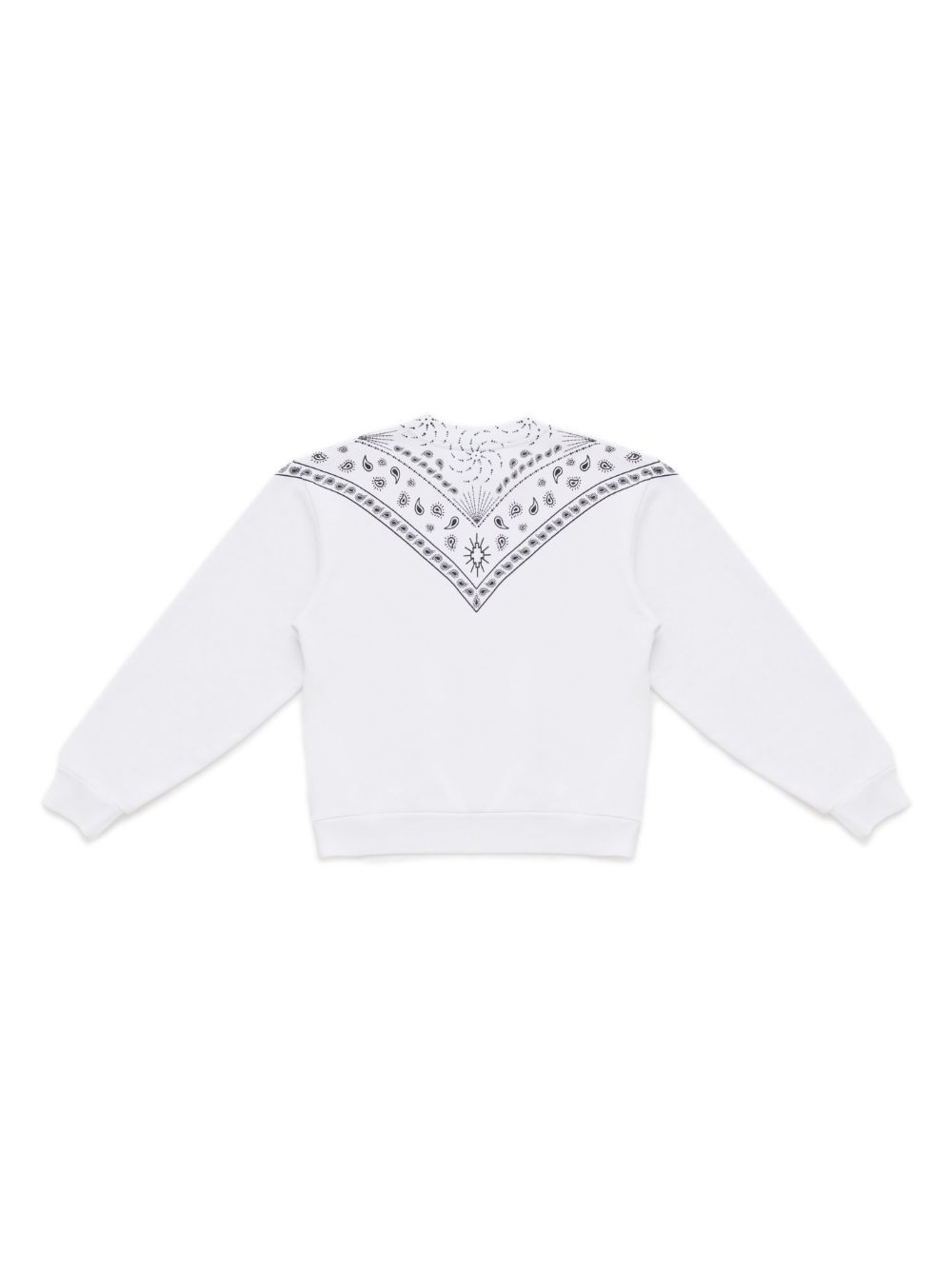 Marcelo Burlon County Of Milan Kids bandana-print cotton sweatshirt - White