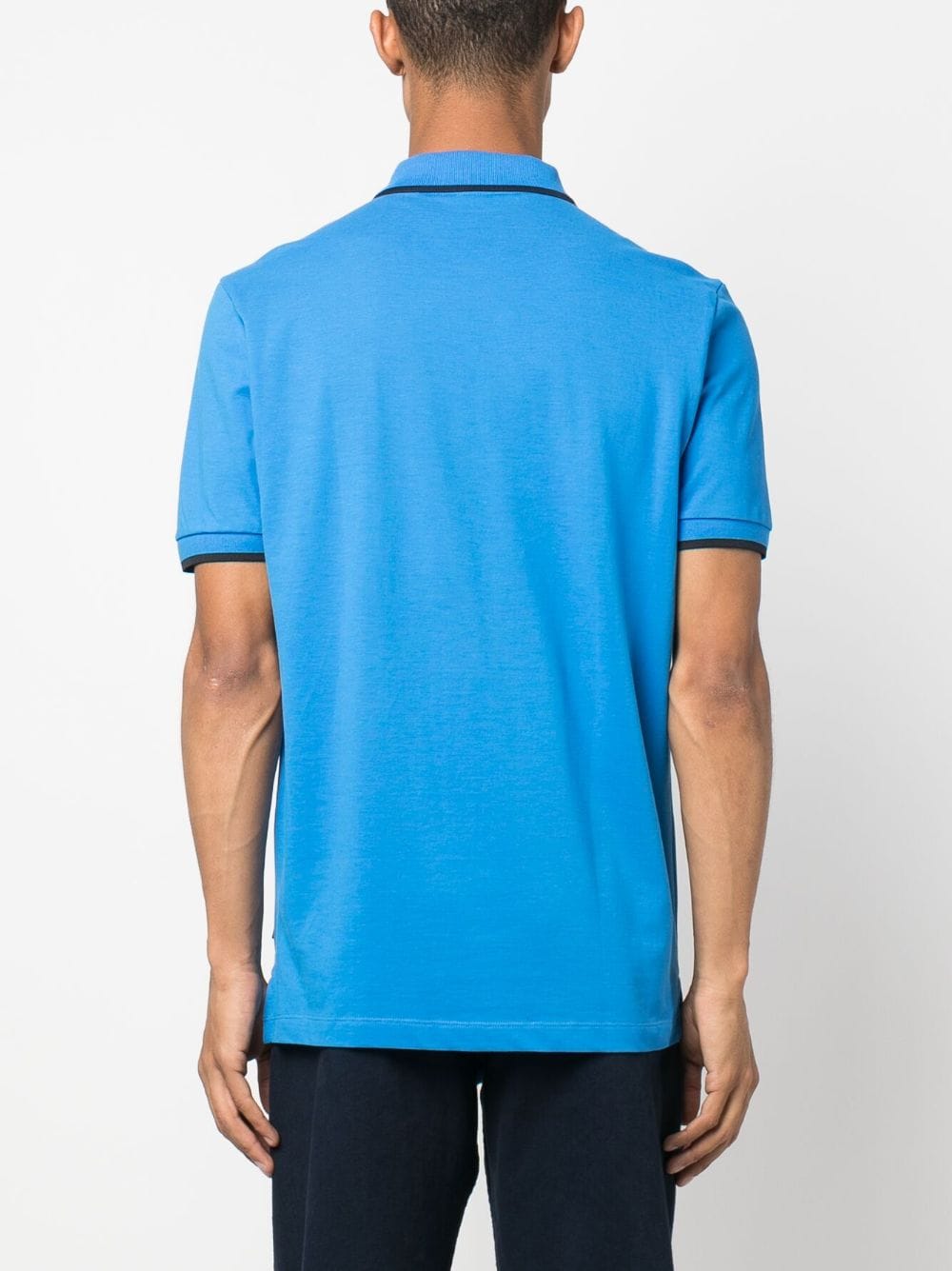 BOSS logo-embroidered Cotton Piqué Polo Shirt - Farfetch