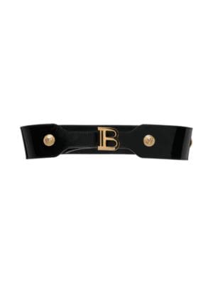 Balmain Kids logo-plaque Leather Belt - Farfetch