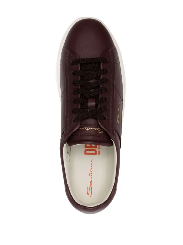 Santoni Sneakers Con Stampa | Rosso | FARFETCH IT