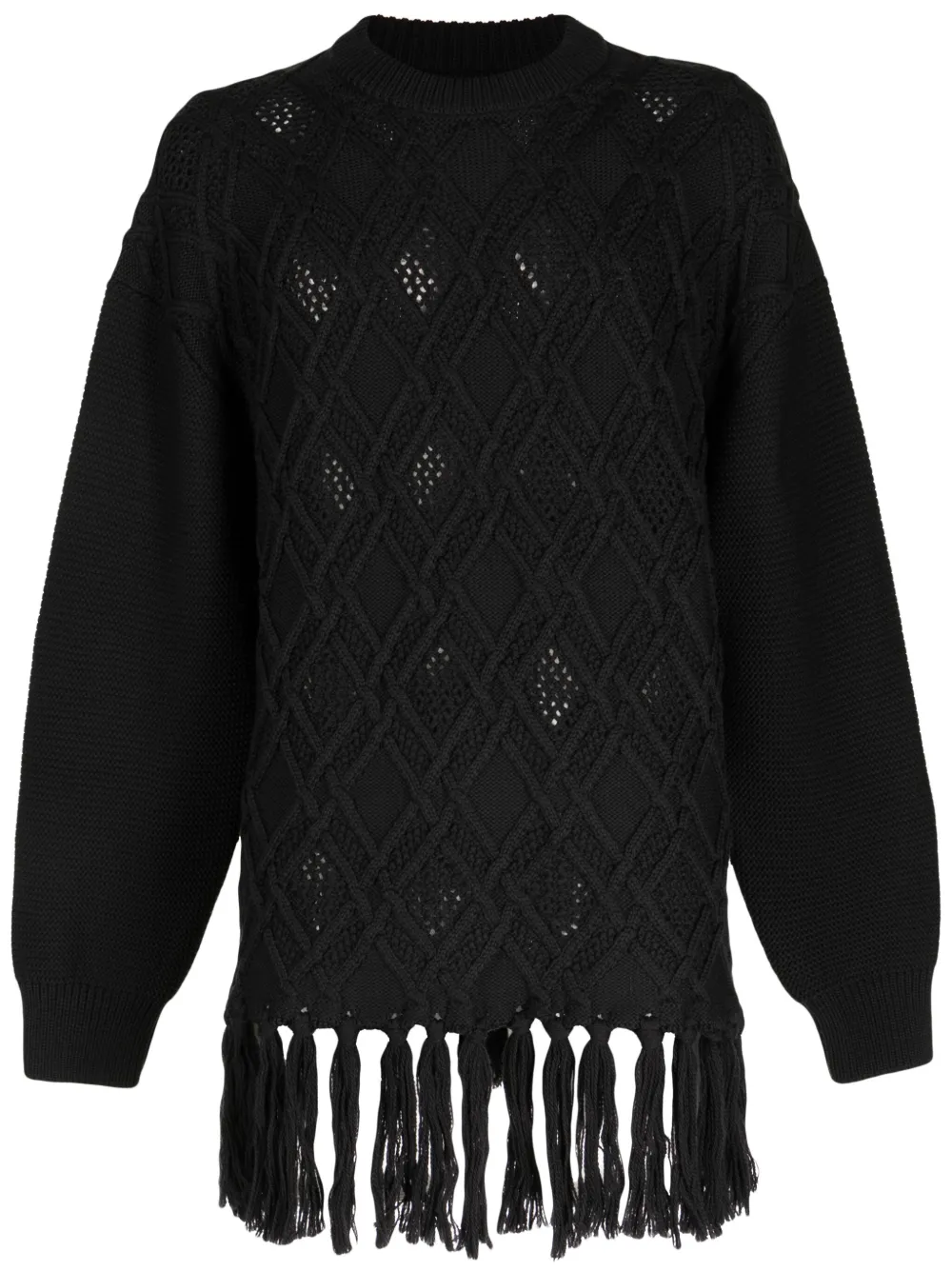 Children Of The Discordance open-knit Cotton Jumper - Farfetch