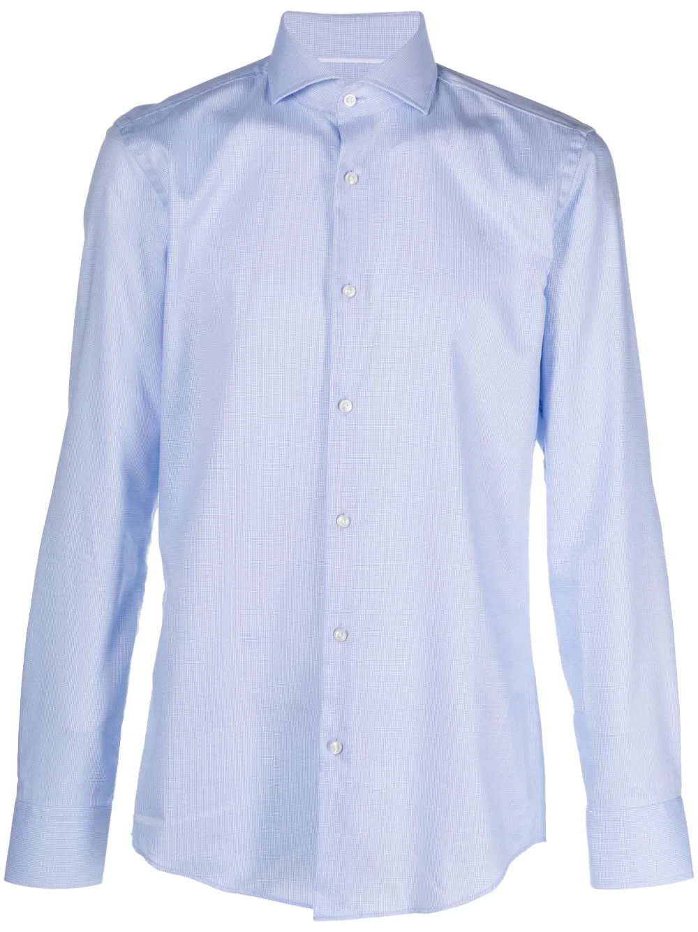 BOSS Hank Spread checked shirt | Blue | Image 1