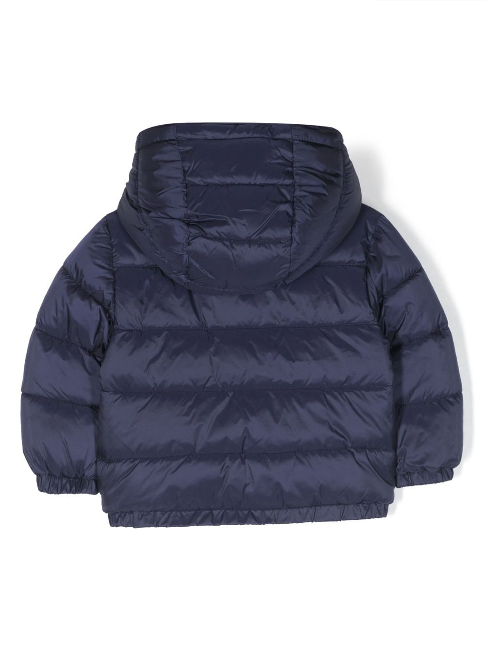 Moschino Kids Teddy Bear padded hooded jacket - Blauw
