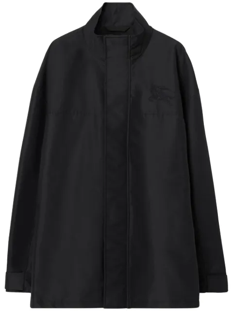 Burberry EKD-embroidered high-neck jacket