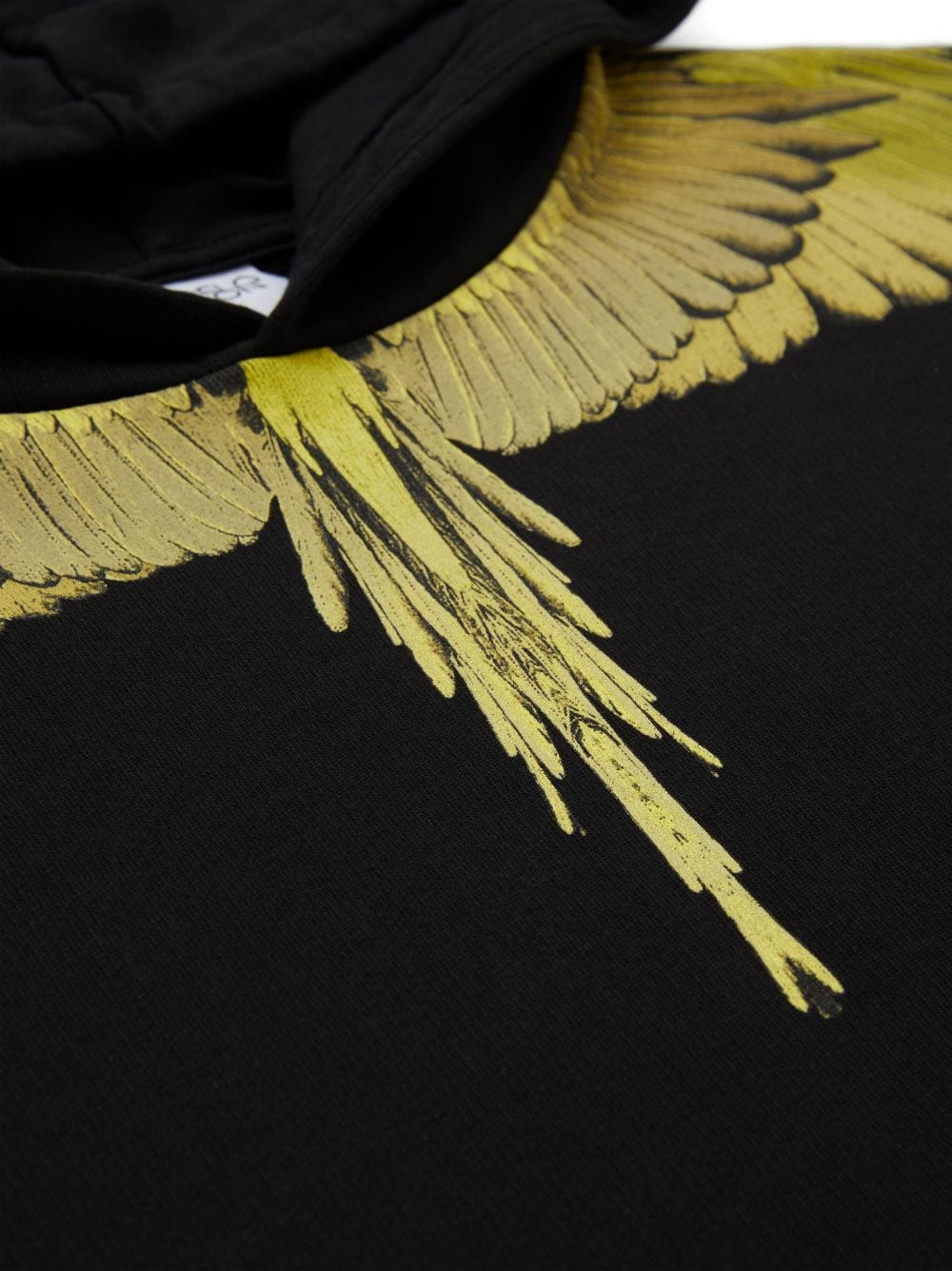 Shop Marcelo Burlon County Of Milan Icon Wings Graphic-print Hoodie In Black