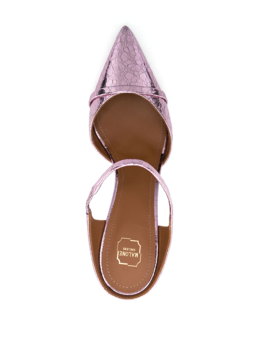 Shop Malone Souliers Frankie 85mm Denim Sandals In Pink