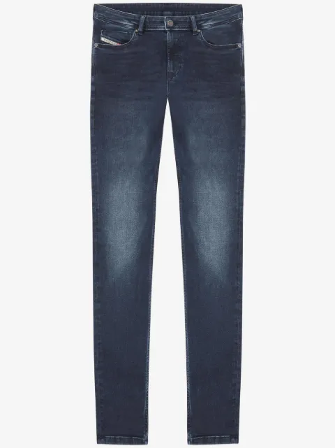 Diesel skinny jeans con tiro bajo
