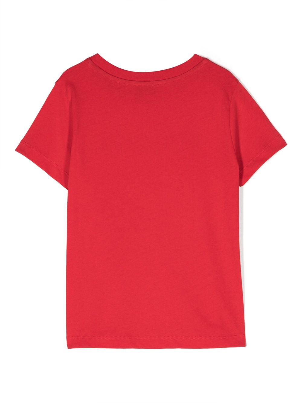 Missoni Kids logo-embossed cotton-jersey T-shirt - Rood