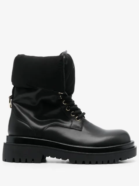 Versace Jeans Couture Stiefeletten mit Logo-Print