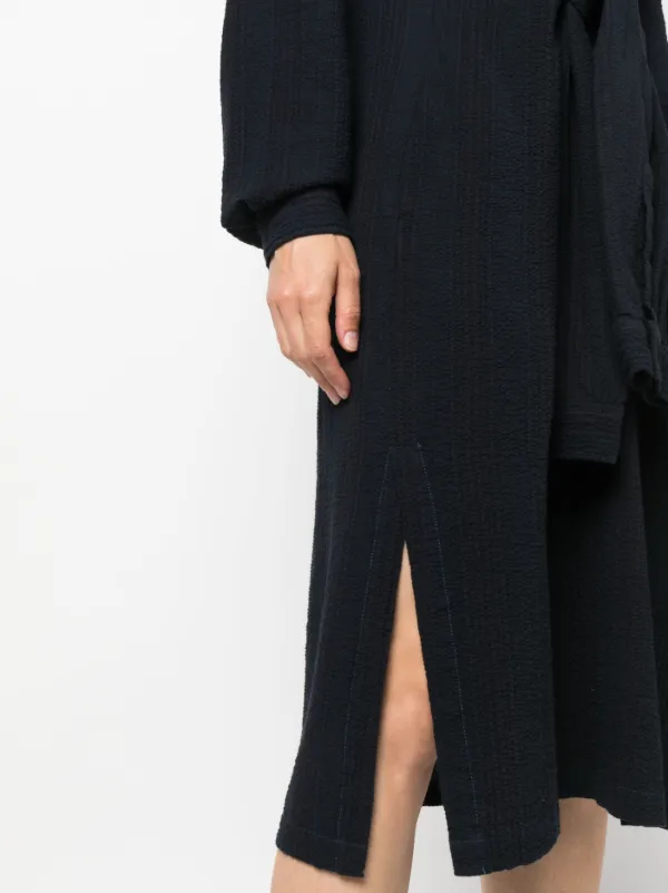 Henrik Vibskov スプレッドカラー シャツドレス | ブルー | FARFETCH JP