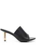 Givenchy G Cube 75mm leather mules - Black