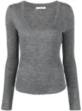 Dorothee Schumacher long-sleeve wool top - Grey