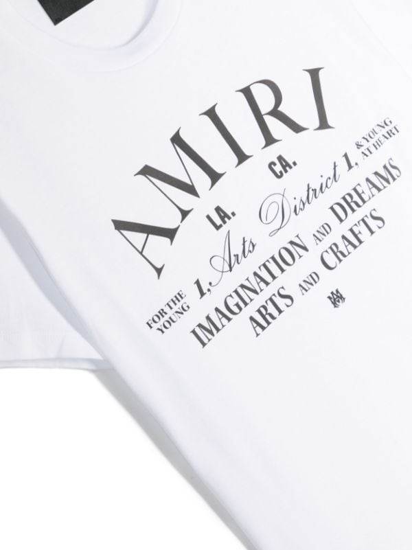 Shop Amiri Arts District Logo T-Shirt