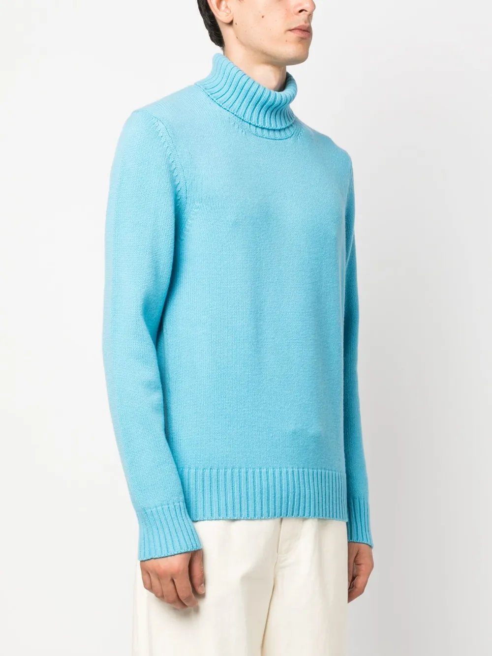 Orlebar Brown Coltrui van kasjmiermix Blauw