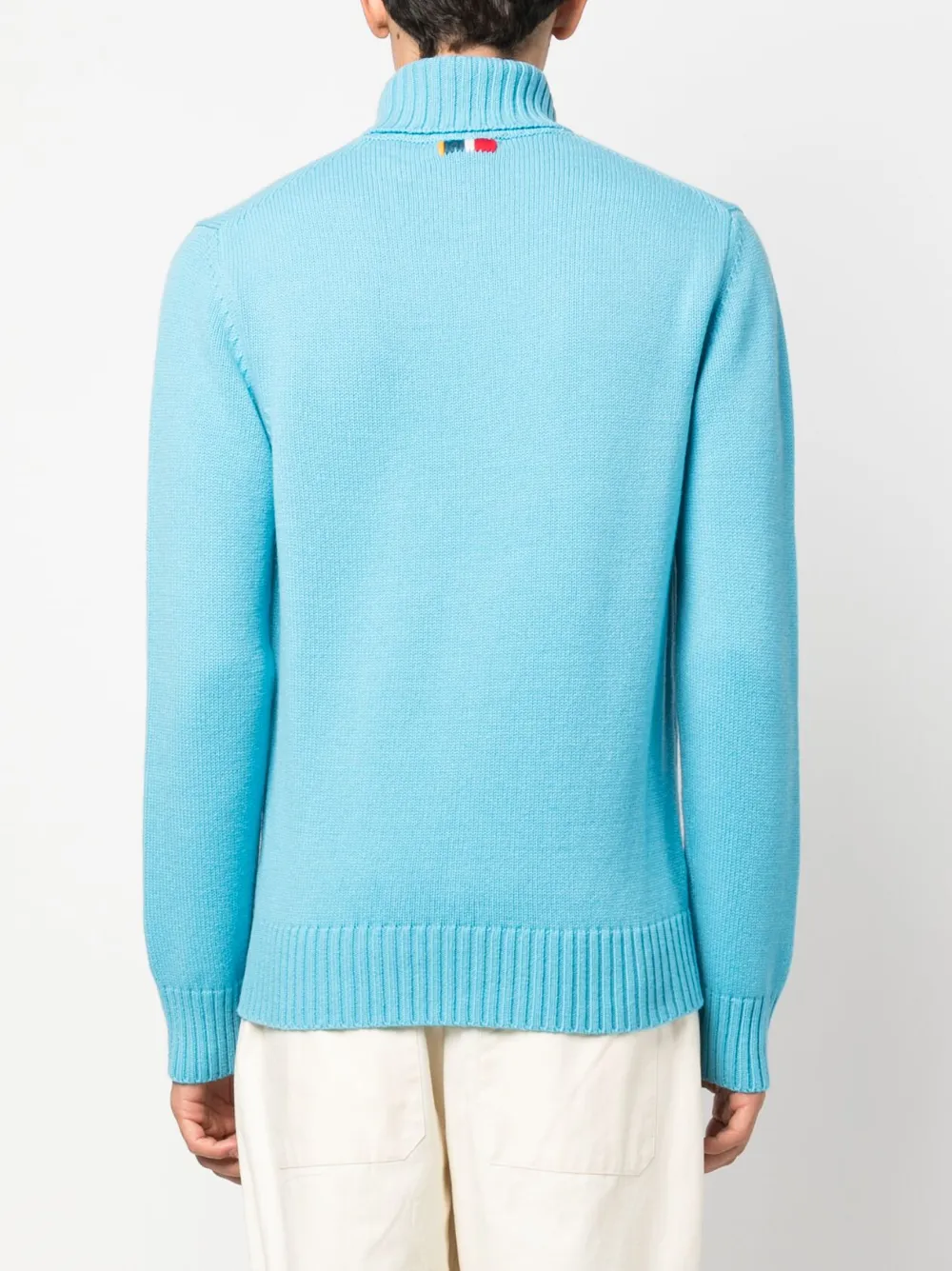 Orlebar Brown Coltrui van kasjmiermix Blauw