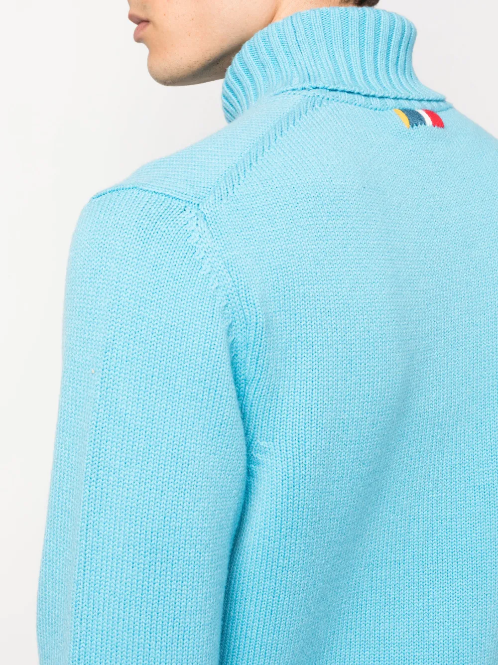 Orlebar Brown Coltrui van kasjmiermix Blauw